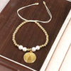 Wholesale Beaded Bracelet Copper Gold Plated Geometric Bohemian Style Handmade Woven