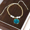 Wholesale Beaded Bracelet Copper Gold Plated Geometric Bohemian Style Handmade Woven