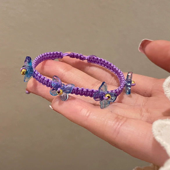 Wholesale Beaded Bracelet Mixed Materials Handmade Sweet Stars Animal Zodiac Bow Insect Cartoon Characters Leaf Rhombus Geometric For Women