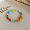 Wholesale Beaded Bracelet Mixed Materials Handmade Sweet Stars Animal Zodiac Bow Insect Cartoon Characters Leaf Rhombus Geometric For Women