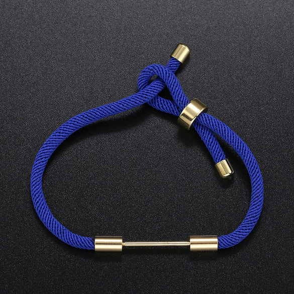 Wholesale Beaded Buckle Jewelry Diy Braided Hand Rope Semifinished Red Rope Bracelet Geometric Women's