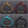 Wholesale Beaded Buckle Jewelry Diy Braided Hand Rope Semifinished Red Rope Bracelet Geometric Women's