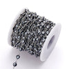 Wholesale Beaded Chain Necklace And Bracelet Making Stainless Steel Jewelry With Devil's Eye Pattern Electroplated