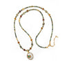 Wholesale Beaded Chain Necklace Handmade With Baroque Pearl African Pine Crystal Egg Yolk Tong Copper Geometric Design For Women