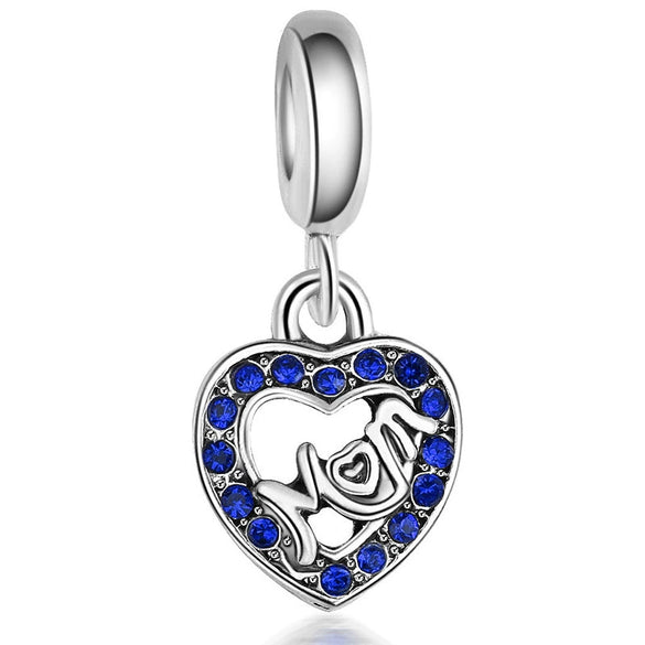Wholesale Beaded Crystal Pendant Jewelry With Totem Pattern And Electroplating Treatment For Bracelet Accessories