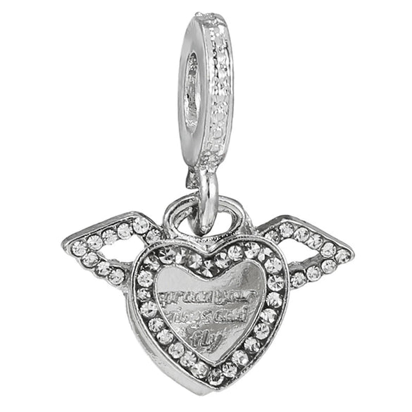 Wholesale Beaded Crystal Pendant Jewelry With Totem Pattern And Electroplating Treatment For Bracelet Accessories
