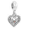Wholesale Beaded Crystal Pendant Jewelry With Totem Pattern And Electroplating Treatment For Bracelet Accessories