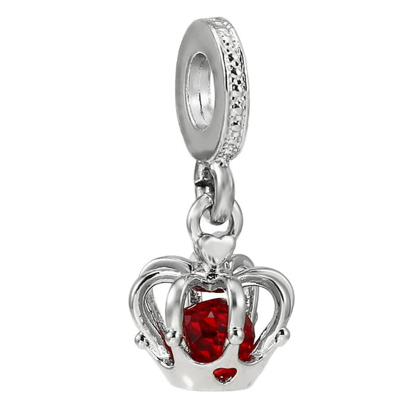 Wholesale Beaded Crystal Pendant Jewelry With Totem Pattern And Electroplating Treatment For Bracelet Accessories
