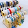 Wholesale Beaded Hand Woven Bohemian Tassel Bracelet Glass Glaze Drop Shape Geometric Style Unisex