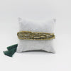 Wholesale Beaded Hand Woven Bohemian Tassel Bracelet Glass Glaze Drop Shape Geometric Style Unisex