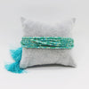 Wholesale Beaded Hand Woven Bohemian Tassel Bracelet Glass Glaze Drop Shape Geometric Style Unisex