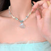 Wholesale Beaded Necklace Acrylic Alloy Star Handmade Light Luxury Niche Design Clavicle Chain For Women