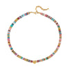 Wholesale Beaded Necklace And Bracelet Geometric Natural Stone And Stainless Steel Handmade Electroplated Unisex