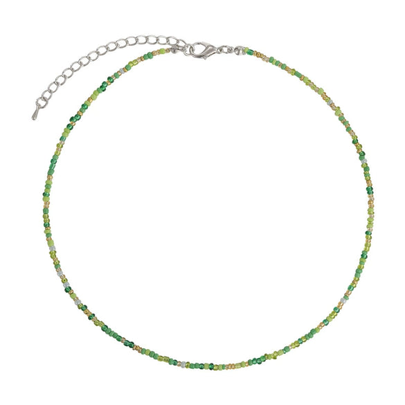 Wholesale Beaded Necklace Handmade Geometric Style Macaron Candy Color For Women