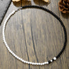 Wholesale Beaded Necklace Imperial Stone Abacus Beads Alloy Zircon Geometric Handmade Unisex O Word Chain