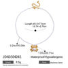 Wholesale Beaded Necklace Stainless Steel Crab Pendant Geometric Pattern Electroplating For Women
