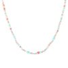 Wholesale Beaded Necklace Sweet Style Geometric Pattern Stainless Steel And Titanium Steel Electroplating For Women