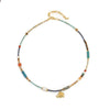 Wholesale Beaded Necklace With Elephant Pendant Czech Beads Lapis Lazuli Picture Stone Tiger's Eye Stone Natural Freshwater Pearls Copper Handmade Geometric Design For Women