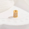 Wholesale Beads Sterling Silver Microinlaid Zircon Round Style