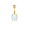 Wholesale Belly Button Ring Set Stainless Steel Inlaid Zircon Heart Shape For Women
