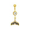 Wholesale Belly Button Ring Zinc Alloy Heart Shape Cute Owl And Sunflower Style