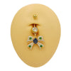Wholesale Belly Button Ring Zinc Alloy Heart Shape Cute Owl And Sunflower Style