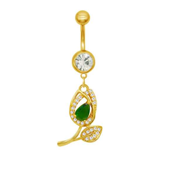 Wholesale Belly Button Ring Zinc Alloy Heart Shape Cute Owl And Sunflower Style