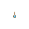 Wholesale Birthstone Necklace Copper Titanium Steel Geometric Electroplated