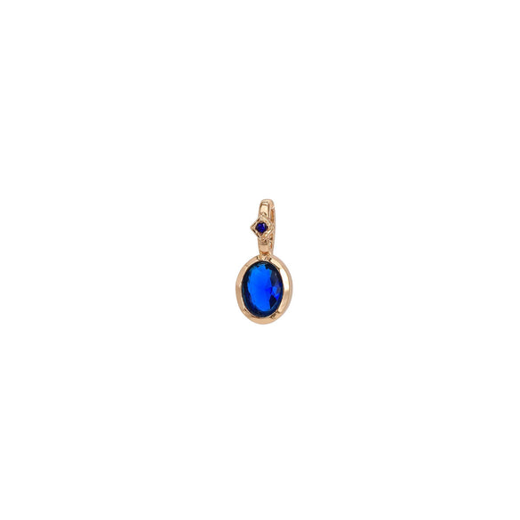Wholesale Birthstone Necklace Copper Titanium Steel Geometric Electroplating Fashion Minimalist Ladies