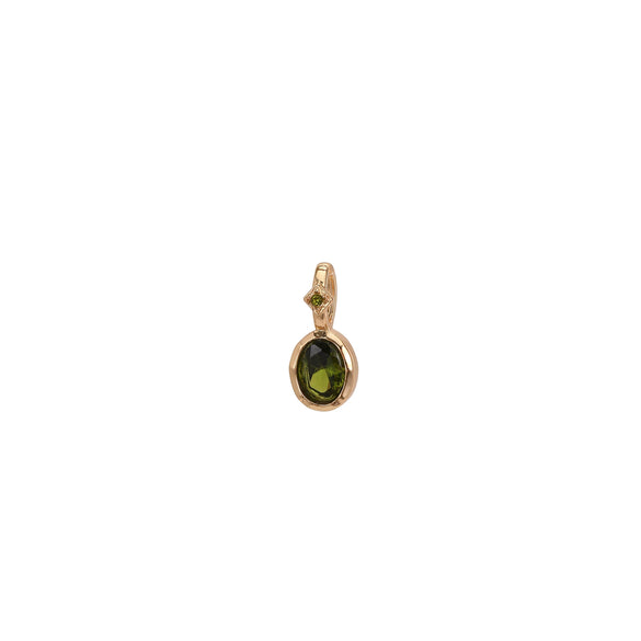 Wholesale Birthstone Necklace Copper Titanium Steel Geometric Electroplating Fashion Minimalist Ladies