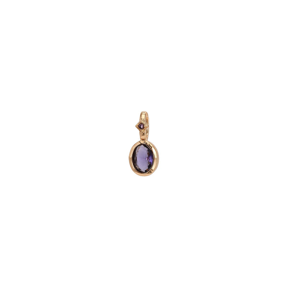 Wholesale Birthstone Necklace Copper Titanium Steel Geometric Electroplating Fashion Minimalist Ladies
