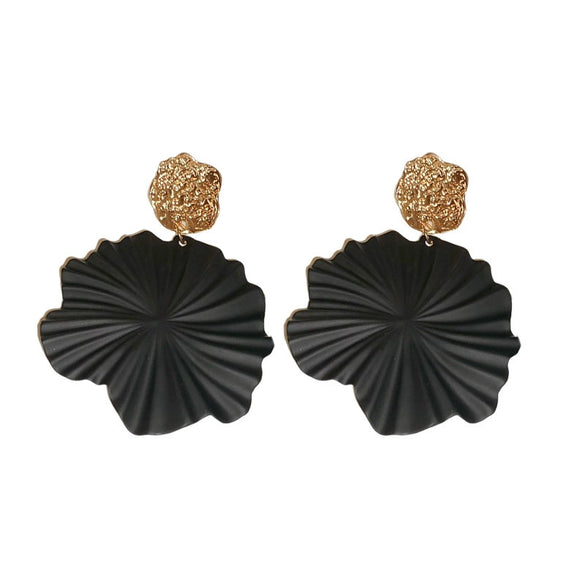 Wholesale Black Alloy Diamond Set Tassel Earrings With Geometric Pattern For Women High End Light Luxury Niche Elegant All Match Style