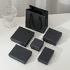 Wholesale Black And White Jewelry Packaging Box Made Of Paper And Cardboard With Hand Kneaded Design