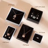 Wholesale Black And White Jewelry Packaging Box Made Of Paper And Cardboard With Hand Kneaded Design