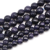 Wholesale Blue Sandstone Beads For Diy Bracelet Accessories