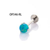 Wholesale Body Jewelry Titanium Alloy Stainless Steel Geometric Aobao Design Lip Nail Rod Cochlear Ear Nail Cartilage Puncture Ear Bone Nail