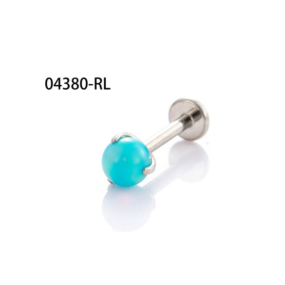 Wholesale Body Jewelry Titanium Alloy Stainless Steel Geometric Aobao Design Lip Nail Rod Cochlear Ear Nail Cartilage Puncture Ear Bone Nail