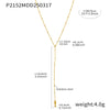 Wholesale Bohemian Dolphin Pendant Glaze Beaded Clavicle Chain For Women Stainless Steel Titanium Steel Geometric And Animal Pattern Electroplated