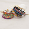 Wholesale Bohemian Geometric Pattern Miyuki Db Beads Handmade Woven Bracelet For Women