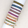 Wholesale Bohemian Geometric Pattern Miyuki Db Beads Handmade Woven Bracelet For Women