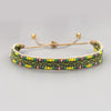 Wholesale Bohemian Geometric Pattern Miyuki Db Beads Handmade Woven Bracelet For Women