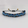 Wholesale Bohemian Geometric Pattern Miyuki Db Beads Handmade Woven Bracelet For Women