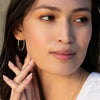 Wholesale Boho Retro Big Glass Glaze Ushape Handmade Beaded Women's Earrings