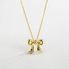 Wholesale Bow Necklace For Women Copper 925 Silver Electroplated Versatile Style