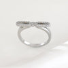 Wholesale Bow Ring Copper Sweet Style Electroplating Hand Jewelry For Women