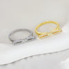 Wholesale Bow Ring Copper Sweet Style Electroplating Hand Jewelry For Women