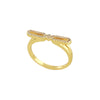 Wholesale Bow Ring Copper Sweet Style Electroplating Hand Jewelry For Women