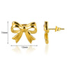 Wholesale Bow Ring Stainless Steel Electroplated Gold Simple Fashion
