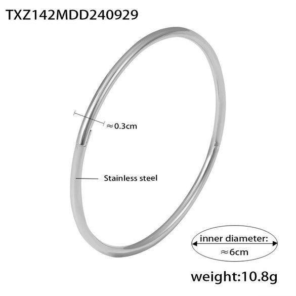 Wholesale Bow Style Stainless Steel Ring Bracelet Pvd Plated Gold Jewelry