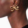 Wholesale Bow Tie Earrings Stainless Steel Electroplated For Women
